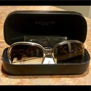 Light brown Coach Sunglasses